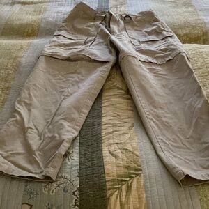 Men's Versatile Beige Cargo Pants